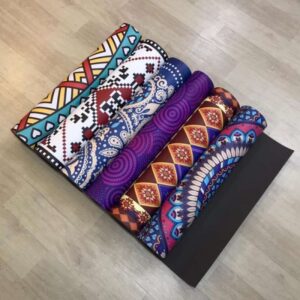 Colorful Printed Yoga Mat PVC Rubber
